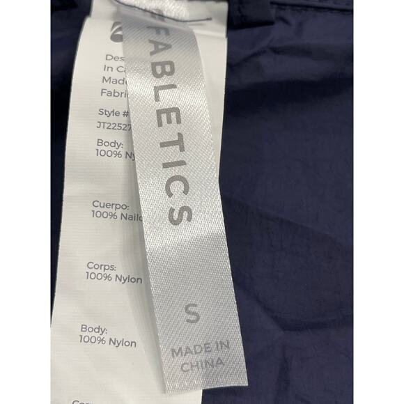 NWT Fabletics Deep Navy Womens oversized Windbreaker SM - Picture 5 of 10